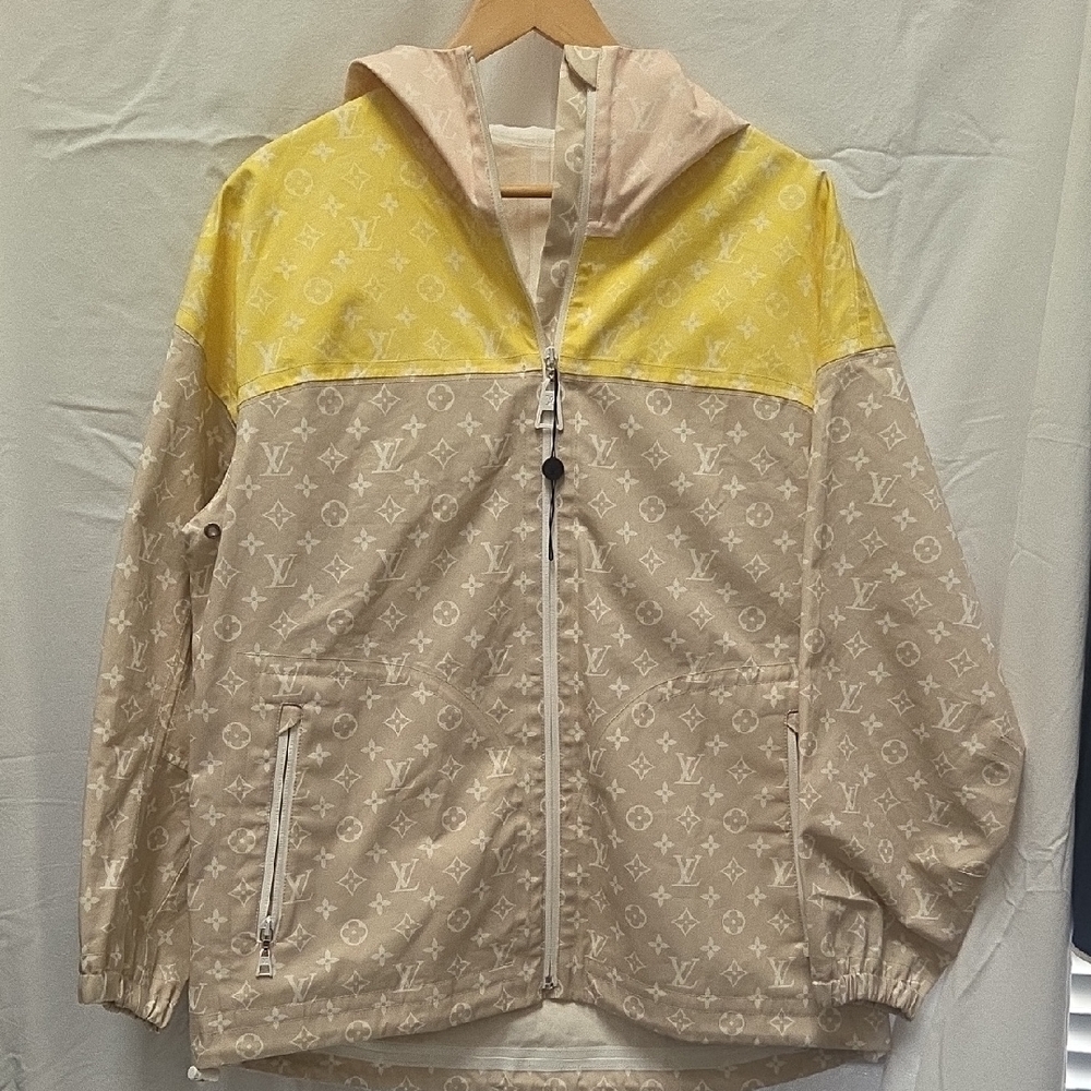 Louis Vuitton Beige and Yellow Raincoat